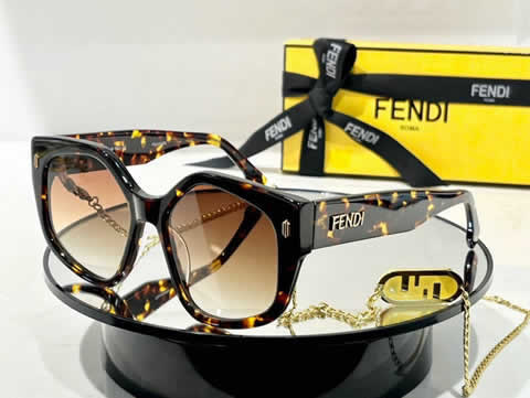 Replica Fendi Fashion Brand Designer Cat Eye Women Sunglasses Oversized Sun Glasses Cat eye Vintage Female Eyewear 92