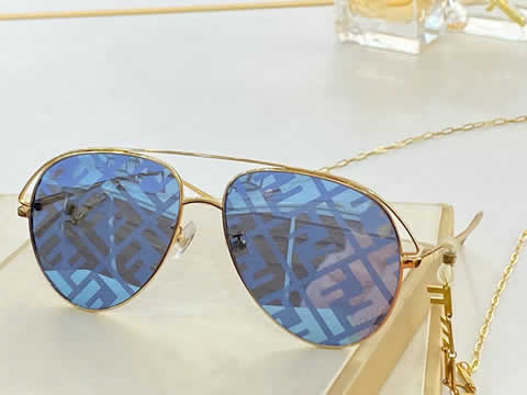 Replica Fendi Fashion Brand Designer Cat Eye Women Sunglasses Oversized Sun Glasses Cat eye Vintage Female Eyewear 86