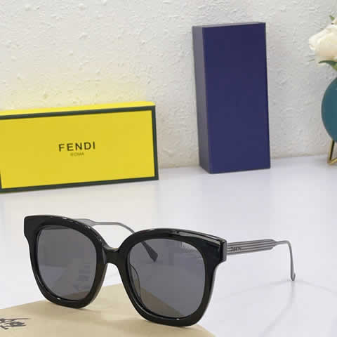 Replica Fendi Fashion Brand Designer Cat Eye Women Sunglasses Oversized Sun Glasses Cat eye Vintage Female Eyewear 81