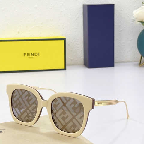 Replica Fendi Fashion Brand Designer Cat Eye Women Sunglasses Oversized Sun Glasses Cat eye Vintage Female Eyewear 76