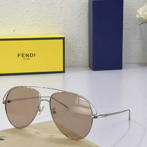 Replica Fendi Fashion Brand Designer Cat Eye Women Sunglasses Oversized Sun Glasses Cat eye Vintage Female Eyewear 40