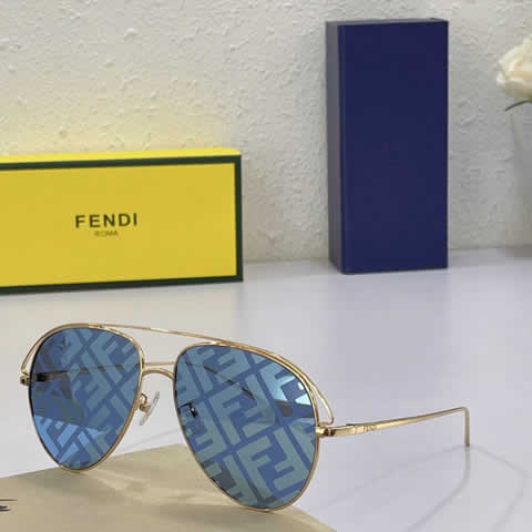 Replica Fendi Fashion Brand Designer Cat Eye Women Sunglasses Oversized Sun Glasses Cat eye Vintage Female Eyewear 39