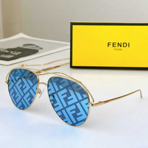 Replica Fendi Fashion Brand Designer Cat Eye Women Sunglasses Oversized Sun Glasses Cat eye Vintage Female Eyewear 28
