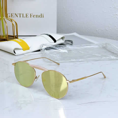 Replica Fendi Fashion Brand Designer Cat Eye Women Sunglasses Oversized Sun Glasses Cat eye Vintage Female Eyewear 22