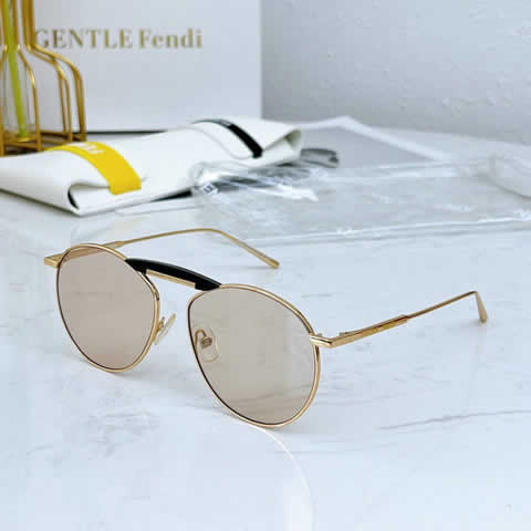 Replica Fendi Fashion Brand Designer Cat Eye Women Sunglasses Oversized Sun Glasses Cat eye Vintage Female Eyewear 18