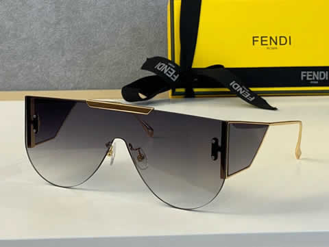 Replica Fendi Fashion Brand Designer Cat Eye Women Sunglasses Oversized Sun Glasses Cat eye Vintage Female Eyewear 16