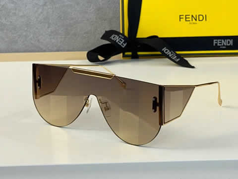 Replica Fendi Fashion Brand Designer Cat Eye Women Sunglasses Oversized Sun Glasses Cat eye Vintage Female Eyewear 15