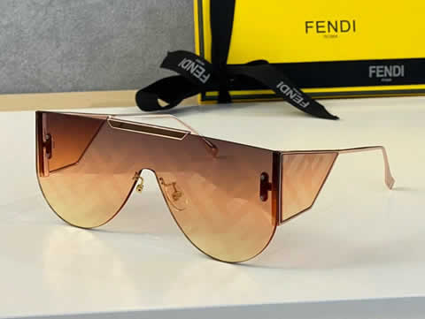 Replica Fendi Fashion Brand Designer Cat Eye Women Sunglasses Oversized Sun Glasses Cat eye Vintage Female Eyewear 14