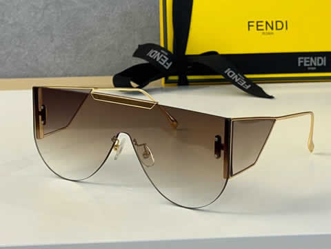 Replica Fendi Fashion Brand Designer Cat Eye Women Sunglasses Oversized Sun Glasses Cat eye Vintage Female Eyewear 13