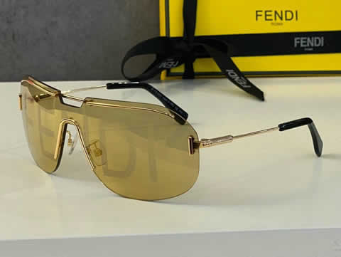 Replica Fendi Fashion Brand Designer Cat Eye Women Sunglasses Oversized Sun Glasses Cat eye Vintage Female Eyewear 05