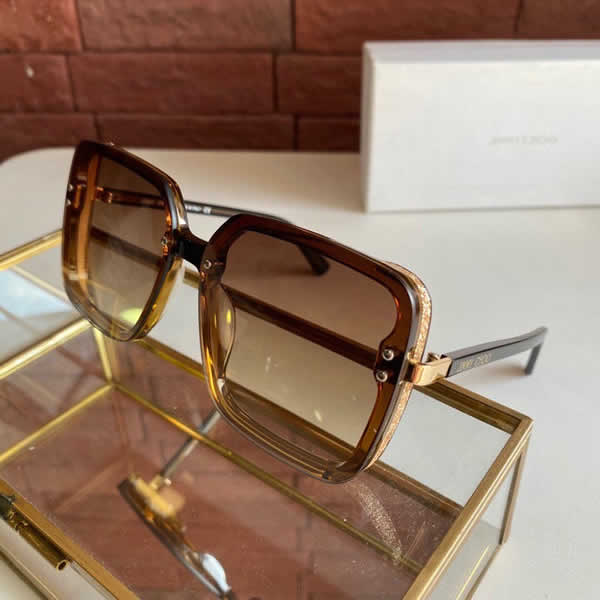 Replica Jimmy Choo New Arrival 2022 Fashion Sunglasses Women Vintage Metal Mirror Classic Vintage Sun Glasses Female 39