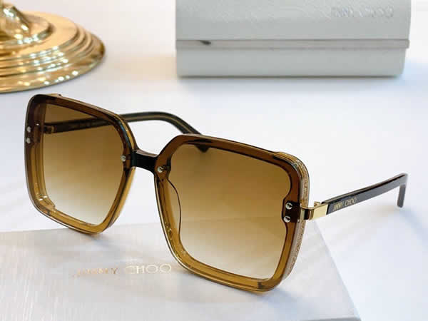 Replica Jimmy Choo New Arrival 2022 Fashion Sunglasses Women Vintage Metal Mirror Classic Vintage Sun Glasses Female 23