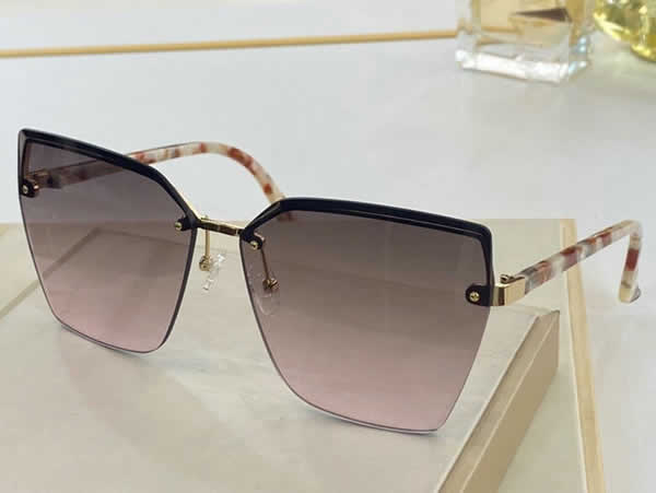 Replica Miu Miu 2022 Vintage Metal Men Sunglasses Brand Designer Sun Glasses Women Female Classic Driving Eyewear uv400 58