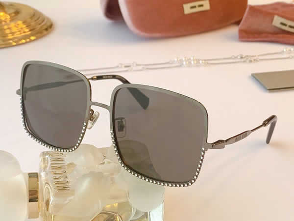 Replica Miu Miu 2022 Vintage Metal Men Sunglasses Brand Designer Sun Glasses Women Female Classic Driving Eyewear uv400 28
