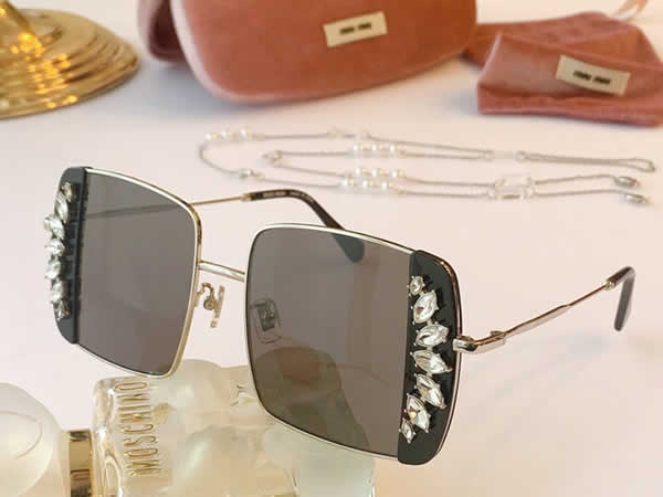 Replica Miu Miu 2022 Vintage Metal Men Sunglasses Brand Designer Sun Glasses Women Female Classic Driving Eyewear uv400 15