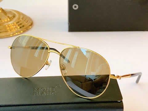 Replica Montblanc Male Sunglasses Women Men Brand Designer Sun Glasses for Women Alloy Mirror 28