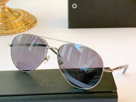 Replica Montblanc Male Sunglasses Women Men Brand Designer Sun Glasses for Women Alloy Mirror 27