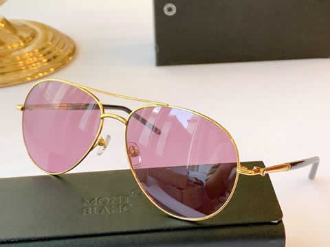 Replica Montblanc Male Sunglasses Women Men Brand Designer Sun Glasses for Women Alloy Mirror 26