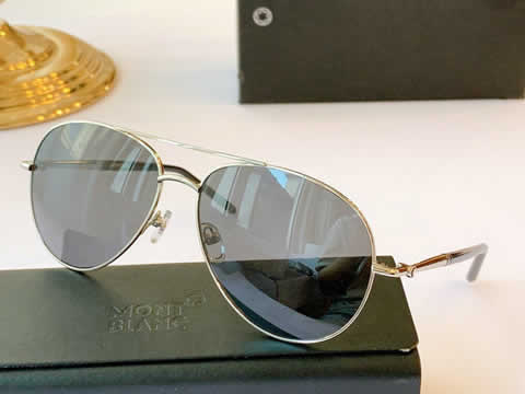Replica Montblanc Male Sunglasses Women Men Brand Designer Sun Glasses for Women Alloy Mirror 25