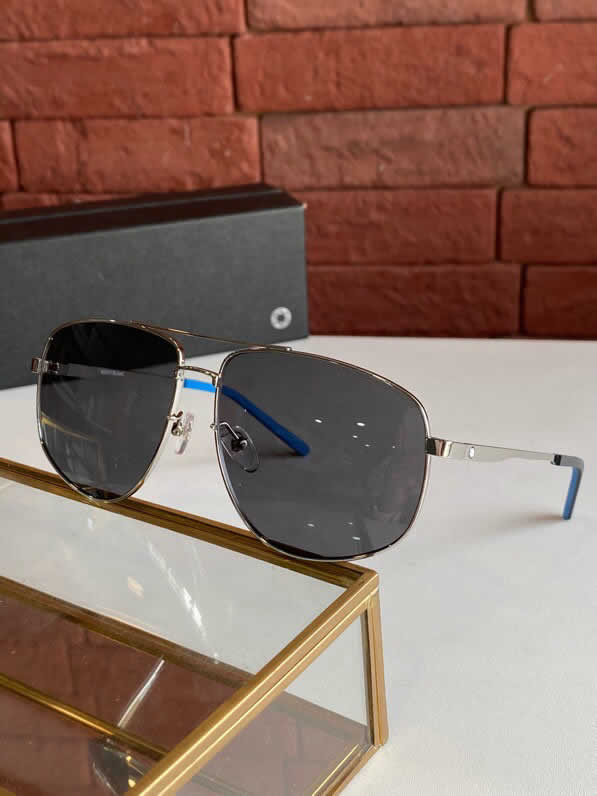 Replica Montblanc Male Sunglasses Women Men Brand Designer Sun Glasses for Women Alloy Mirror 05