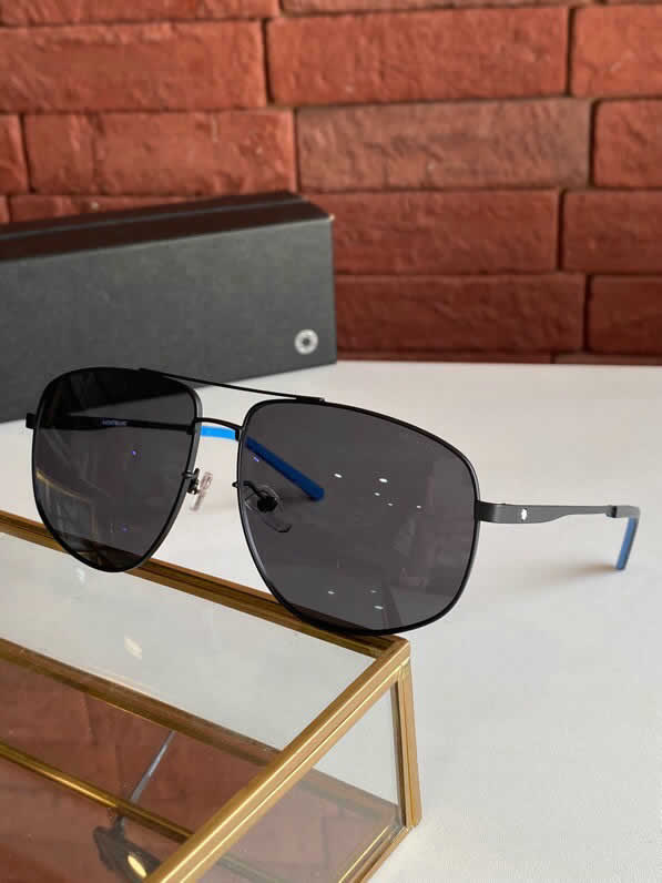 Replica Montblanc Male Sunglasses Women Men Brand Designer Sun Glasses for Women Alloy Mirror 03