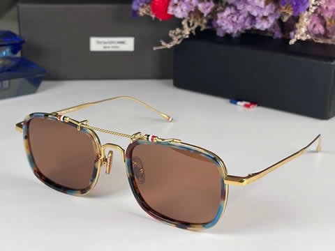 Replica Thom Browne Oversized Sunglasses Women Luxury Designer Vintage Sun Glasses Classic Eyewear for Lady UV400 67