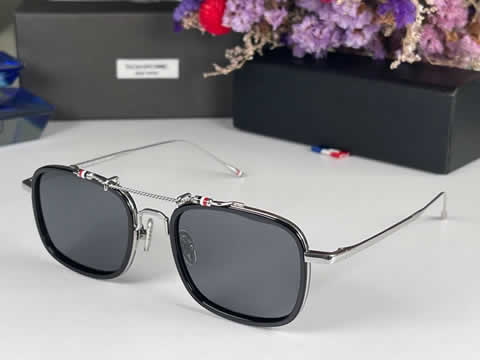 Replica Thom Browne Oversized Sunglasses Women Luxury Designer Vintage Sun Glasses Classic Eyewear for Lady UV400 65