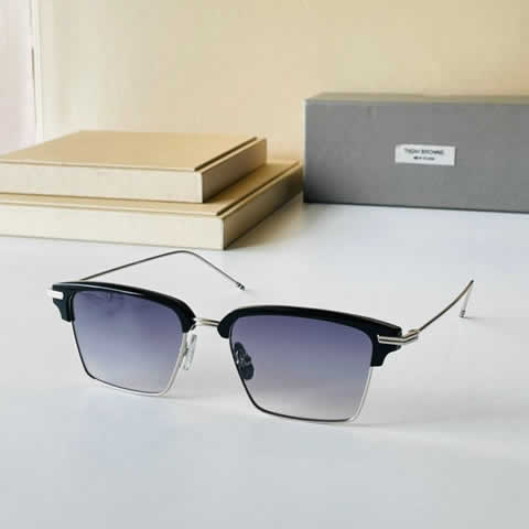Replica Thom Browne Oversized Sunglasses Women Luxury Designer Vintage Sun Glasses Classic Eyewear for Lady UV400 63