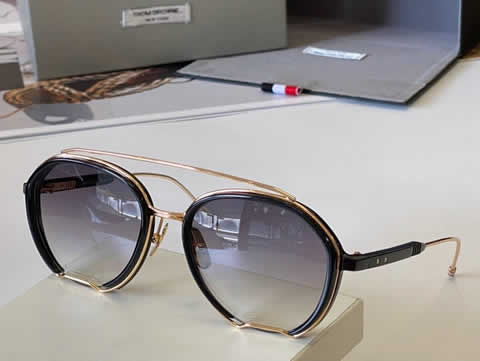Replica Thom Browne Oversized Sunglasses Women Luxury Designer Vintage Sun Glasses Classic Eyewear for Lady UV400 50