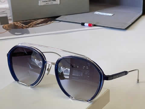 Replica Thom Browne Oversized Sunglasses Women Luxury Designer Vintage Sun Glasses Classic Eyewear for Lady UV400 49