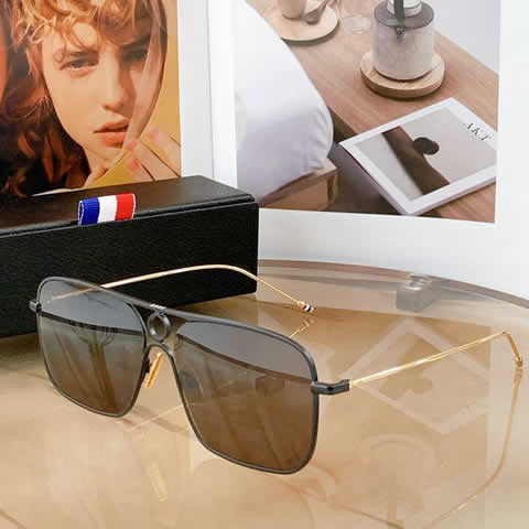 Replica Thom Browne Oversized Sunglasses Women Luxury Designer Vintage Sun Glasses Classic Eyewear for Lady UV400 12