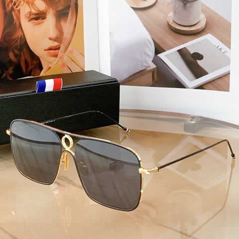 Replica Thom Browne Oversized Sunglasses Women Luxury Designer Vintage Sun Glasses Classic Eyewear for Lady UV400 08