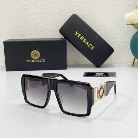 Replica Versace Polarized Sunglasses Men Women Designer Retro Sun Glasses Vintage Male Female 55