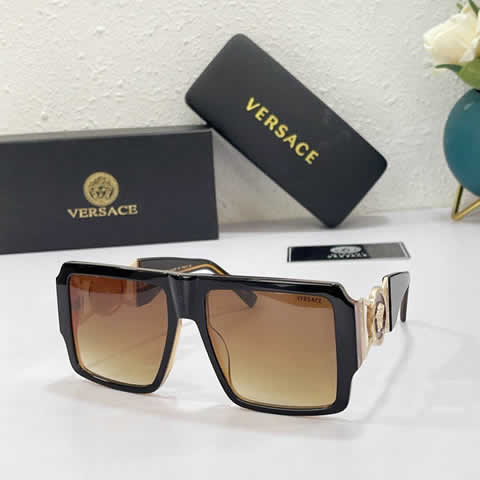 Replica Versace Polarized Sunglasses Men Women Designer Retro Sun Glasses Vintage Male Female 50