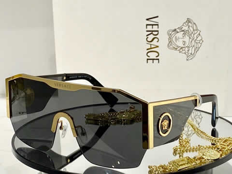Replica Versace Polarized Sunglasses Men Women Designer Retro Sun Glasses Vintage Male Female 33
