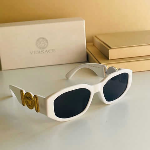 Replica Versace Polarized Sunglasses Men Women Designer Retro Sun Glasses Vintage Male Female 09