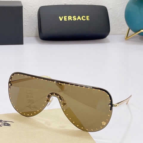 Replica Versace Polarized Sunglasses Men Women Designer Retro Sun Glasses Vintage Male Female 05