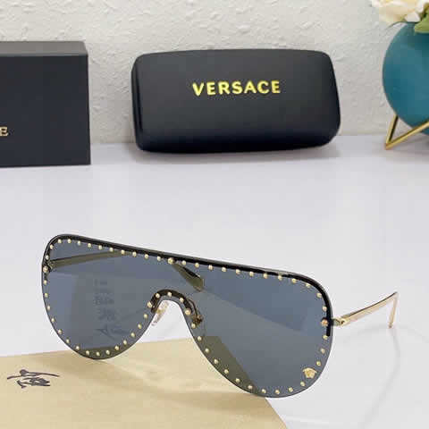 Replica Versace Polarized Sunglasses Men Women Designer Retro Sun Glasses Vintage Male Female 04
