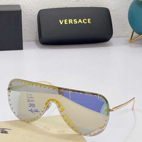 Replica Versace Polarized Sunglasses Men Women Designer Retro Sun Glasses Vintage Male Female 03