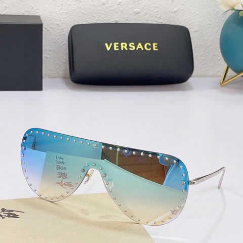 Replica Versace Polarized Sunglasses Men Women Designer Retro Sun Glasses Vintage Male Female 01