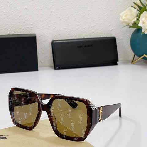 Replica YSL Brand Sun Glasses For Driving A Car Sunglasses Polarized Men Square Anti Ray Reflection Shades For Male UV400 55