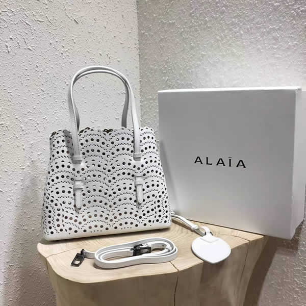 Fashion Alaia White Hollow Bag Tote Bags Shoulder Bag 1:1 Quality