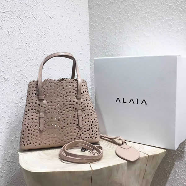 Fashion Alaia Khaki Hollow Bag Tote Bags Shoulder Bag 1:1 Quality