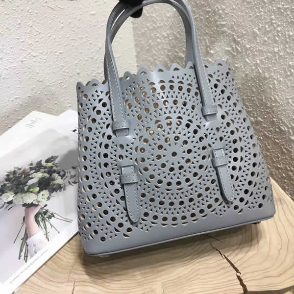 Replica New Alaia Blue Shoulder Bag Crossbody Bag