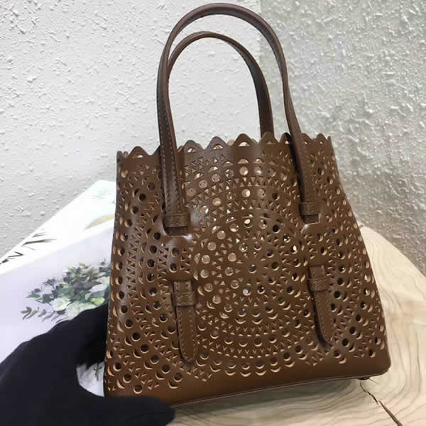 Replica New Alaia Brown Shoulder Bag Crossbody Bag