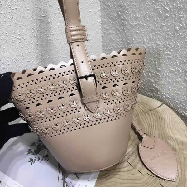 Fashion New Alaia Khaki Bucket Bag Tote Handbags 1:1 Quality