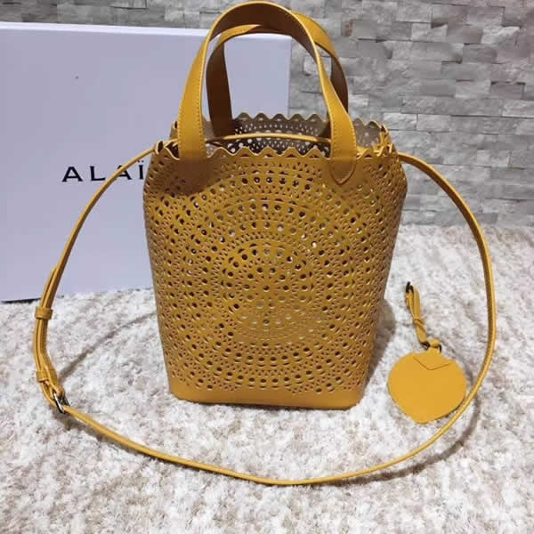 2019 Fashion New Alaia Yellow Tote Shoulder Bag With High Quality