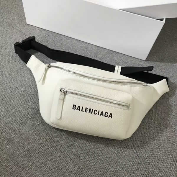 Replica Cheap New Retro Fashion Balenciaga White Waist Bags