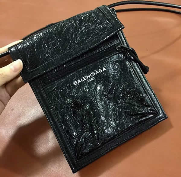 Fake Discount Balenciaga Small Black Messenger Bags Outlet