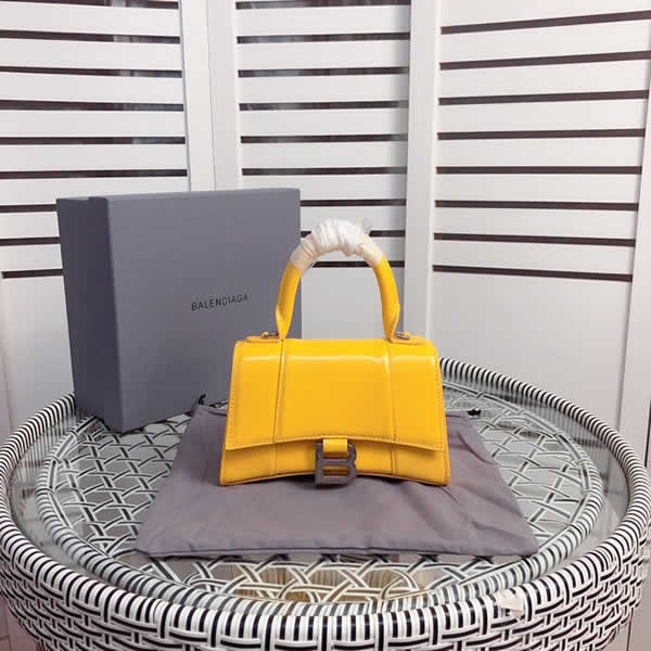Replica Balenciaga Discount New Fashion Hourglass Yellow Shoulder Crossbody Bag